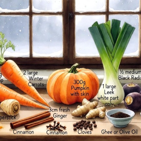 Recette de décembre : La Soupe des Reins Tonifiés (4-6 personnes – 45 min)